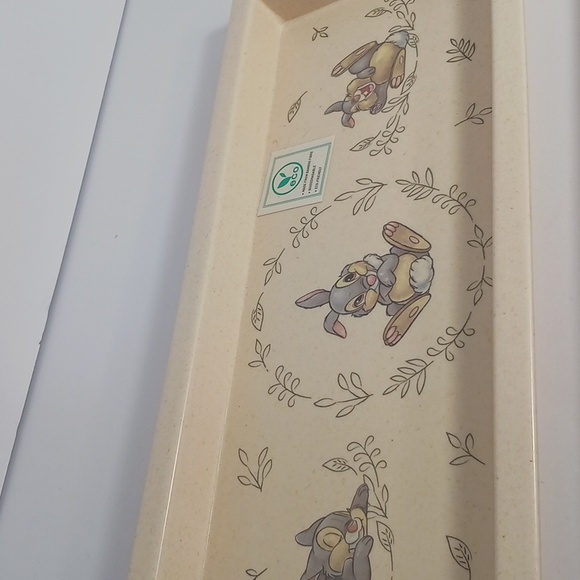 Bambie Rabbit Platte Tray Plate Eco Bamboo Disney - Picture 2 of 4